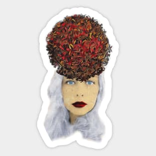 Portrait of a Parisian Girl Sticker